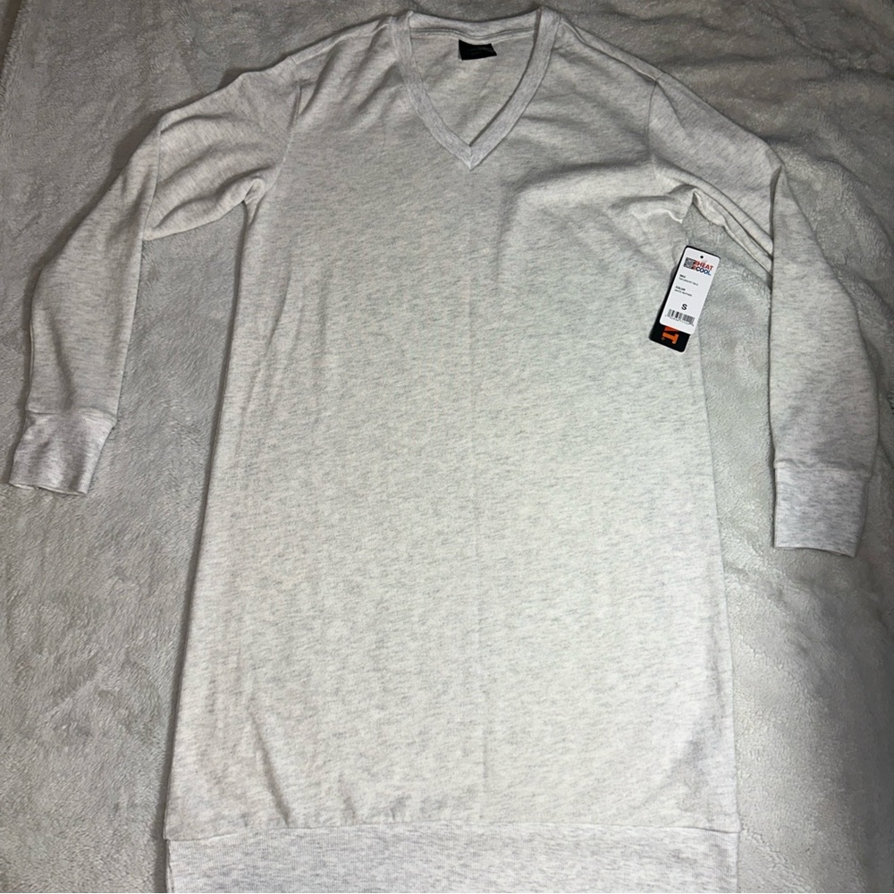 32 Degree Heat Long Sleeve Off White Sweater Dress New With Tags